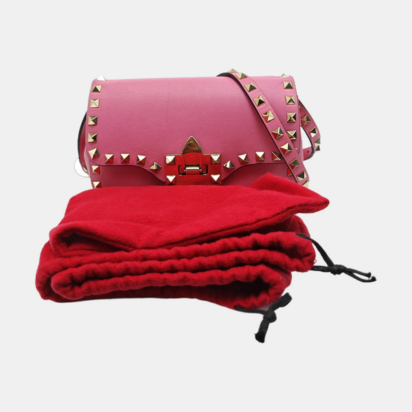 Rockstud Mini Calfskin Pink