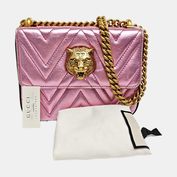 Broadway Quilted Calfskin Pink