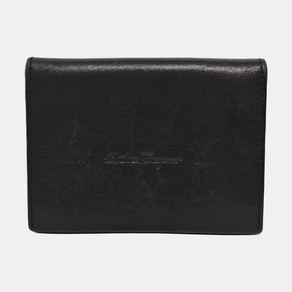 Calfskin Card Holder Black
