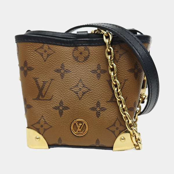 NOÉ PURSE LV CHARMS Monogram Coated Canvas Brown