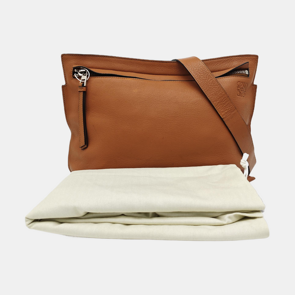 T Messenger Calfskin Brown