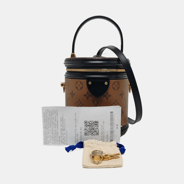 CANNES PM Monogram Coated Canvas Brown
