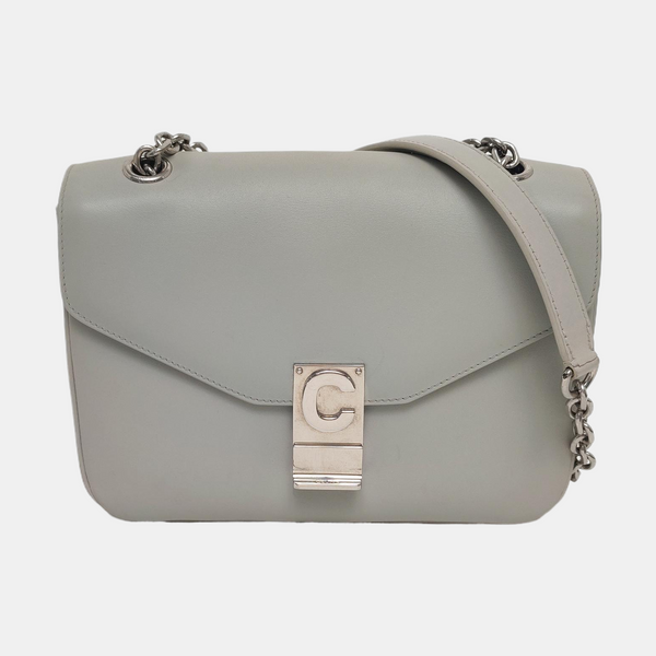C Medium Calfskin Gray