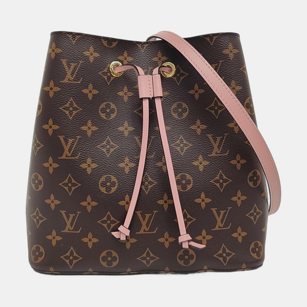 NÉONOÉ MM Monogram Coated Canvas Brown