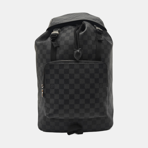 ZACK Damier Graphite Coated Canvas Gray