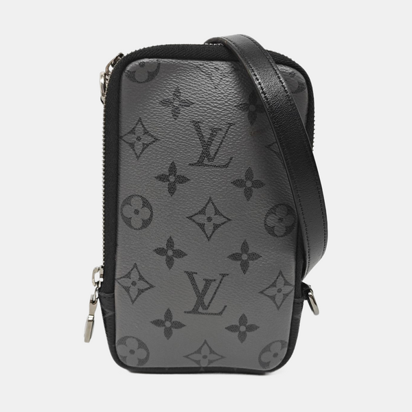 DOUBLE Monogram Coated Canvas Gray
