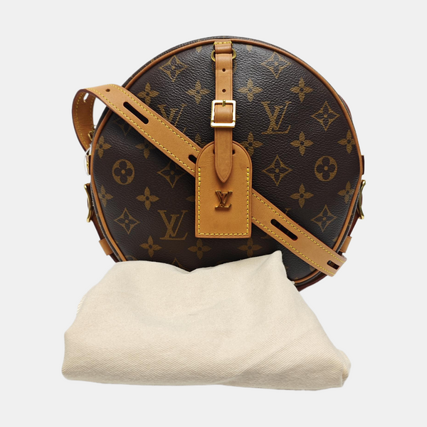 BOITE CHAPEAU MM Monogram Coated Canvas Brown