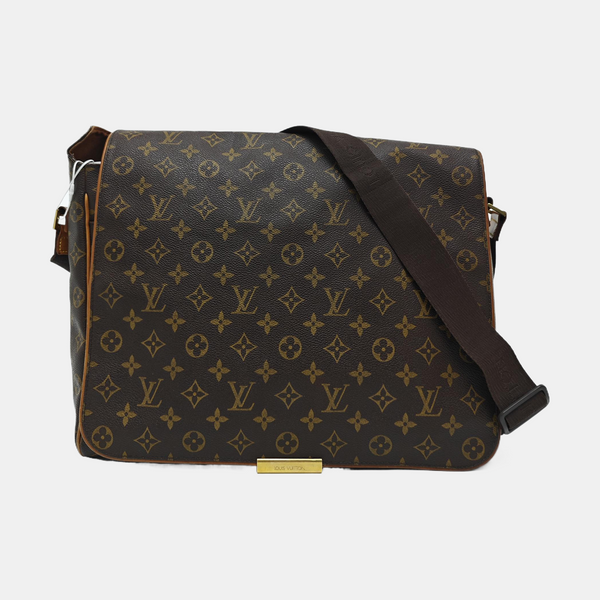 VALMY Monogram Coated Canvas Brown