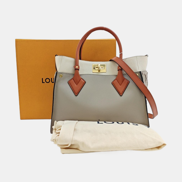 ON MY SIDE MM Monogram Calfskin Gray