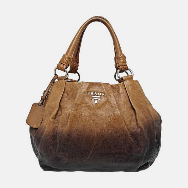Calfskin Top Handle Bag Multicolor