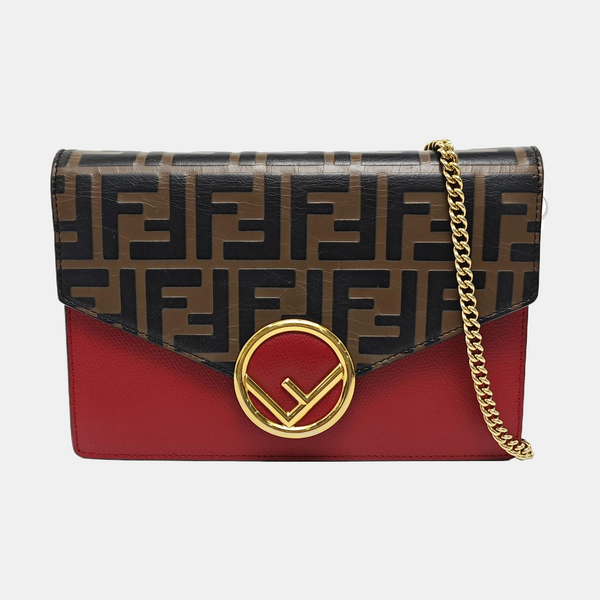 F Is Fendi Calfskin Red