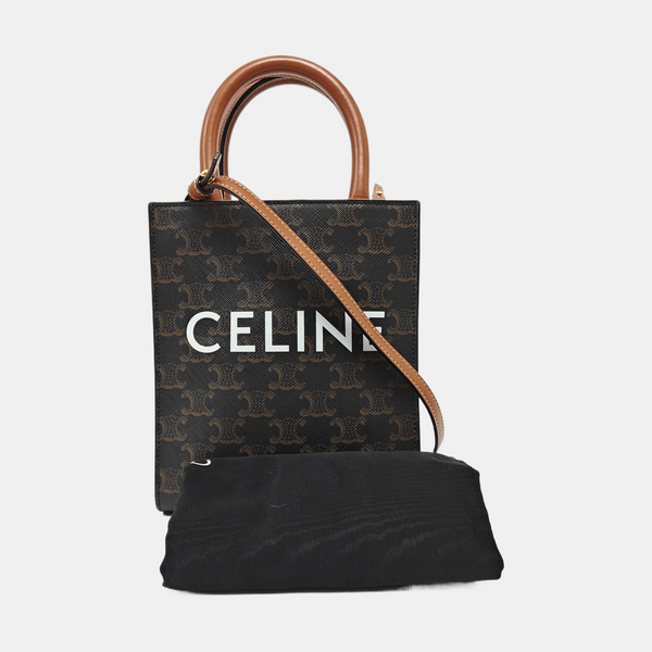 CABAS CELINE Mini Coated Canvas Brown