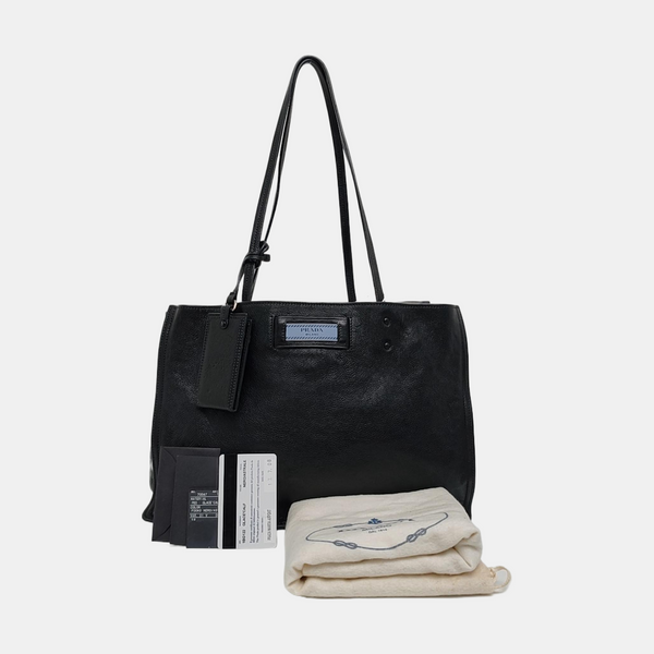 Etiquette Calfskin Black