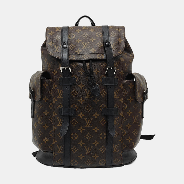 CHRISTOPHER MM Monogram Coated Canvas Brown