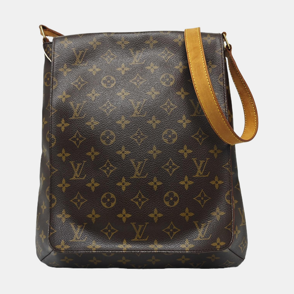 MUSETTE TANGO Monogram Coated Canvas Brown