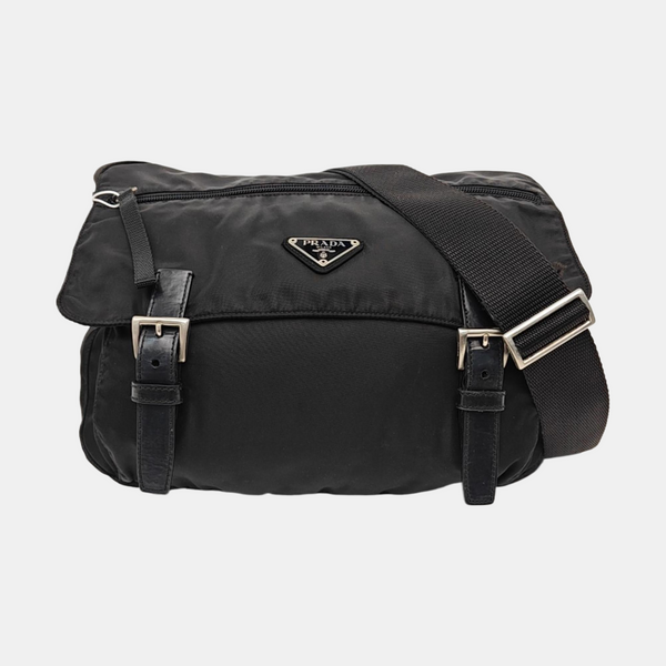 Vela Messenger Bag Nylon Black