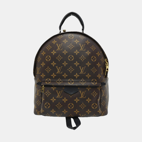 Monogram Coated Canvas Backpack Brown