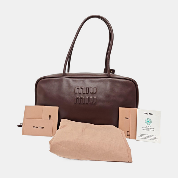 Beau Medium Calfskin Brown
