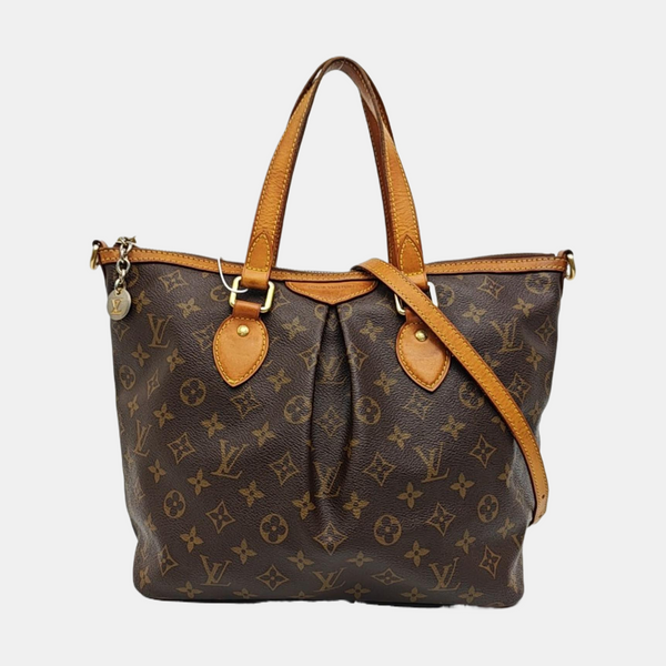 PALERMO PM Monogram Coated Canvas Brown