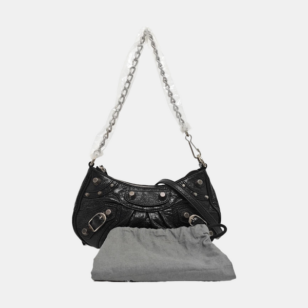 Le Cagole Mini Lambskin Black