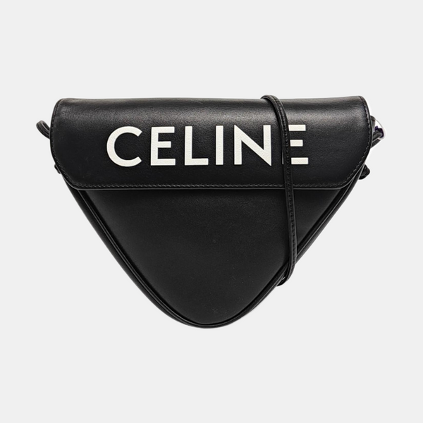 TRIANGLE Calfskin Black