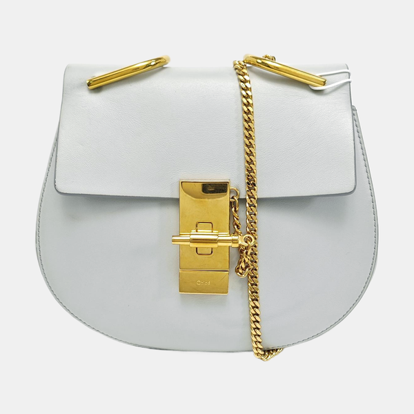 Drew Mini Calfskin Blue