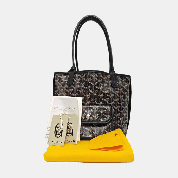Anjou Mini Coated Canvas Black