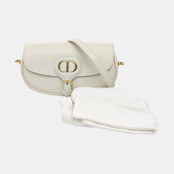 Bobby Medium Calfskin White