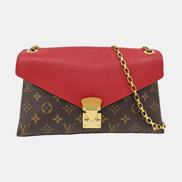 PALLAS BB Monogram Coated Canvas Brown