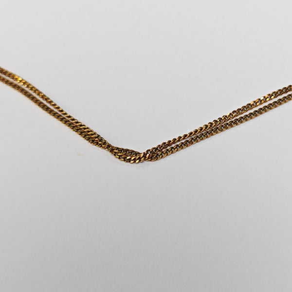ALPHABET Brass Gold Necklace