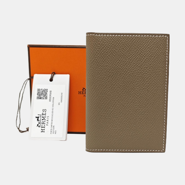 MC² Epsom Gray Card Holder