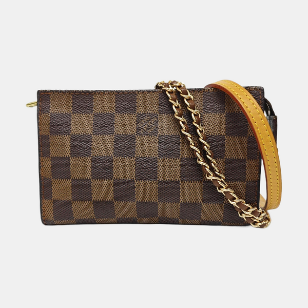 BUCKET Damier Ebene Coated Canvas Brown