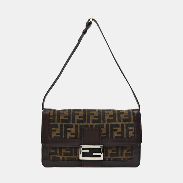 Canvas Shoulder Bag Brown
