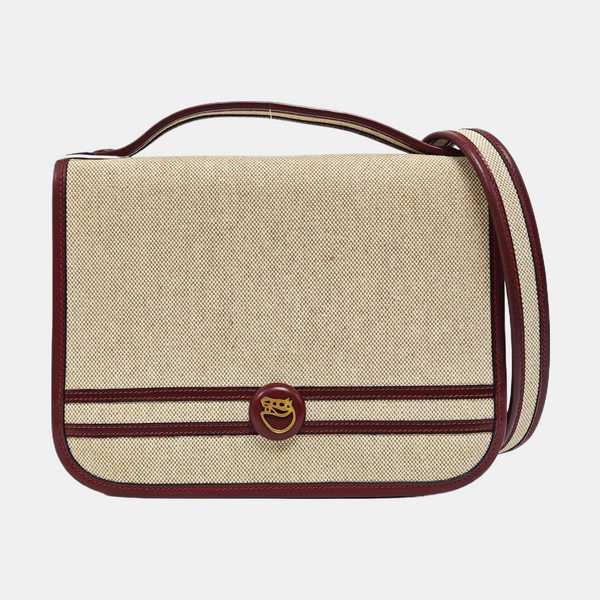 Canvas Shoulder Bag Beige