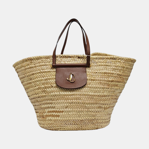 Special Material Shoulder Bag Beige