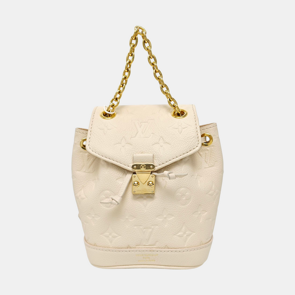 NOÉ Mini Monogram Calfskin Beige
