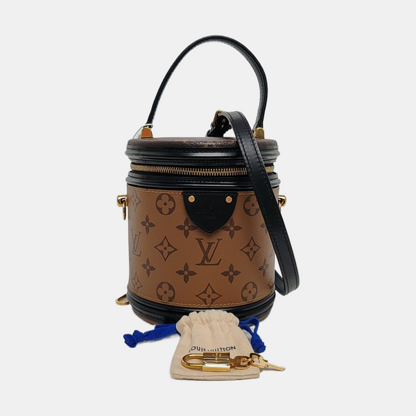 CANNES PM Monogram Coated Canvas Brown