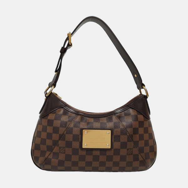 VINTAGE THAMES PM Damier Ebene Coated Canvas Brown