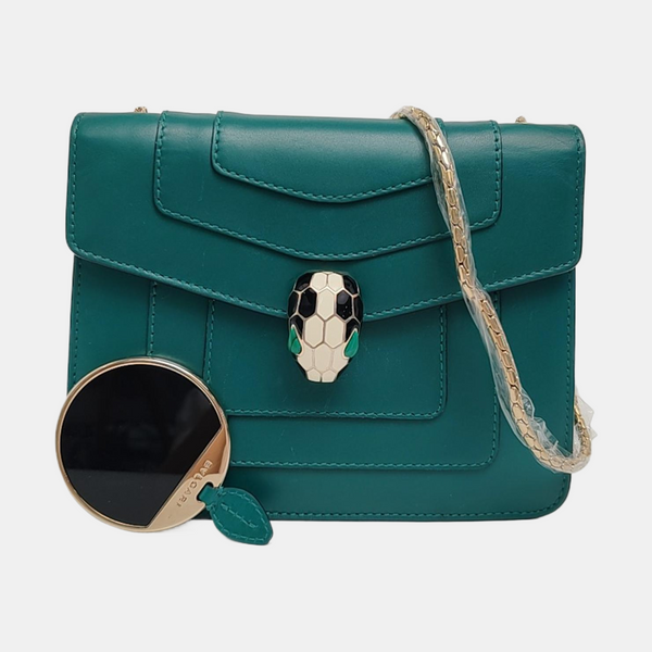 SERPENTI FOREVER Small Calfskin Green