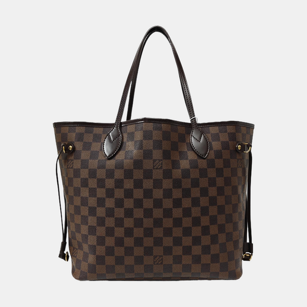 NEVERFULL MM Damier Ebene Coated Canvas Brown