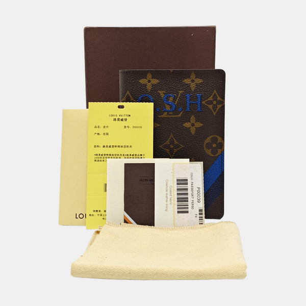 Monogram Coated Canvas Wallet Brown