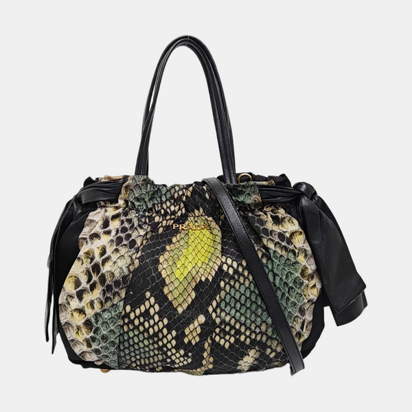 Nylon Shoulder Bag Multicolor