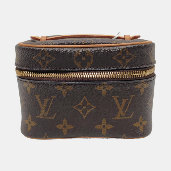 NICE Super Mini Monogram Coated Canvas Brown
