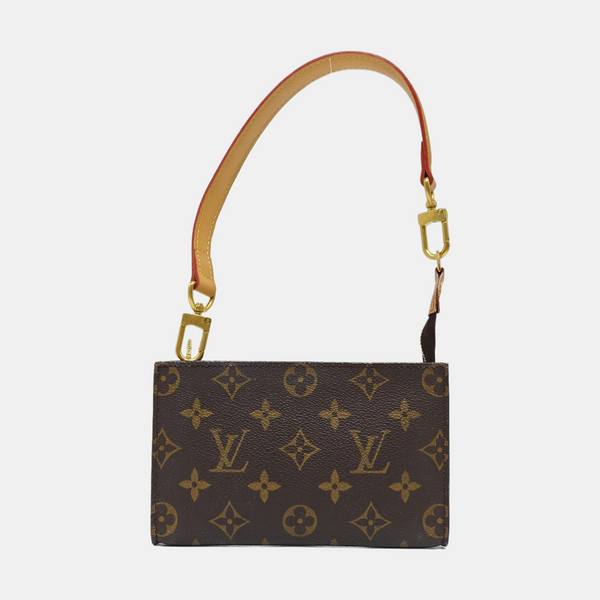 BUCKET Monogram Coated Canvas Brown