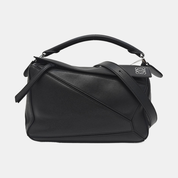 Puzzle Small Calfskin Black