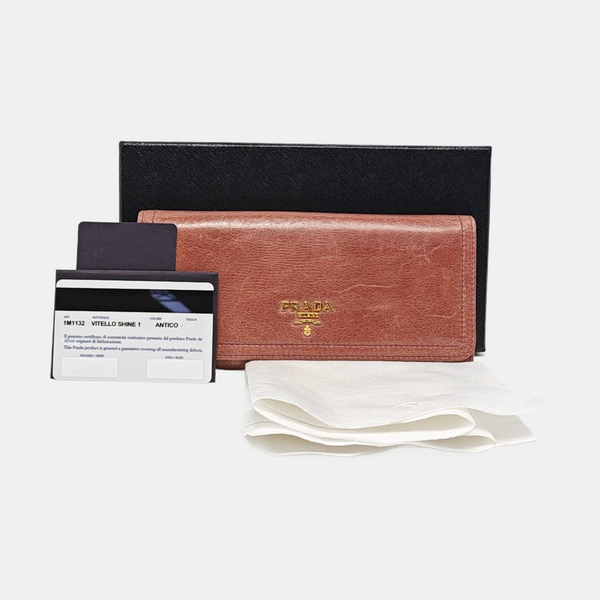 Calfskin Wallet Beige