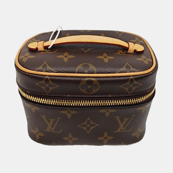 NICE Super Mini Monogram Coated Canvas Brown