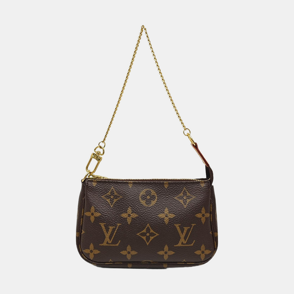 ACCESSOIRES Mini Monogram Coated Canvas Brown