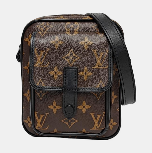 CHRISTOPHER Monogram Coated Canvas Brown