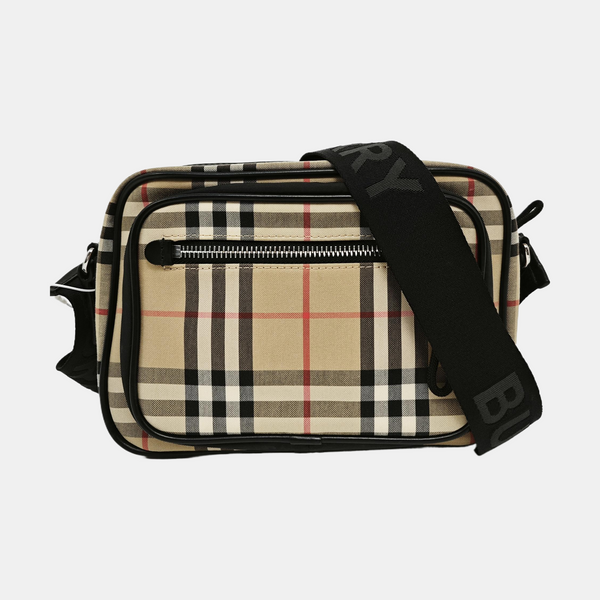 Canvas Shoulder Bag Small Beige